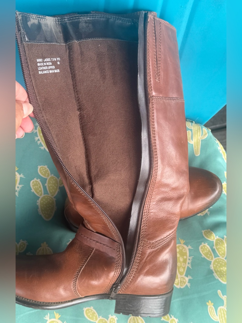 Clark’s Leather Riding Style Boots Unused Size 7 1/2 Nice!! - Picture 7 of 7